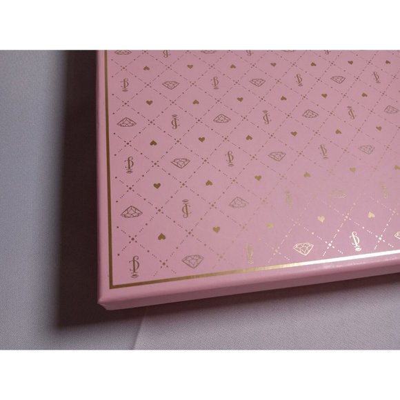 Juicy Couture Pink w/Gold Print Box 11" x 11" x 2" Deep (8e5) - Picture 2 of 5